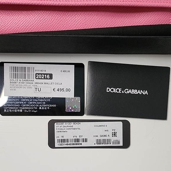 NWT Dolce & Gabbana Dauphine Wallet - Picture 8 of 12